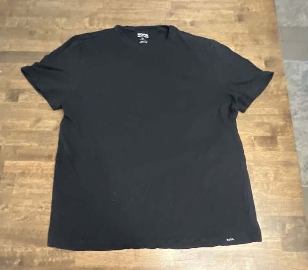 Michael Michael Kors Men's Black Short Sleeve Crew Neck T-Shirt Size XL